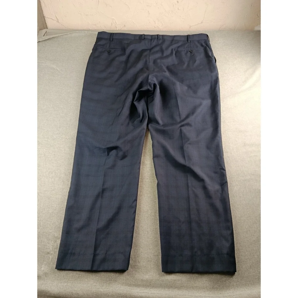 Ermenegildo Zegna Teaveller Saks Fifth Avenue Suit Men 52 Glen Plaid Pants 46X31